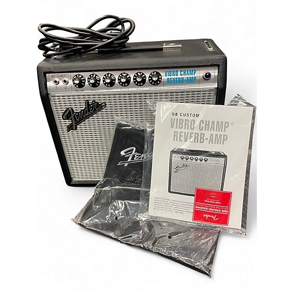 Used Fender '68 Vibro Champ Reverb Tube Guitar Combo Amp