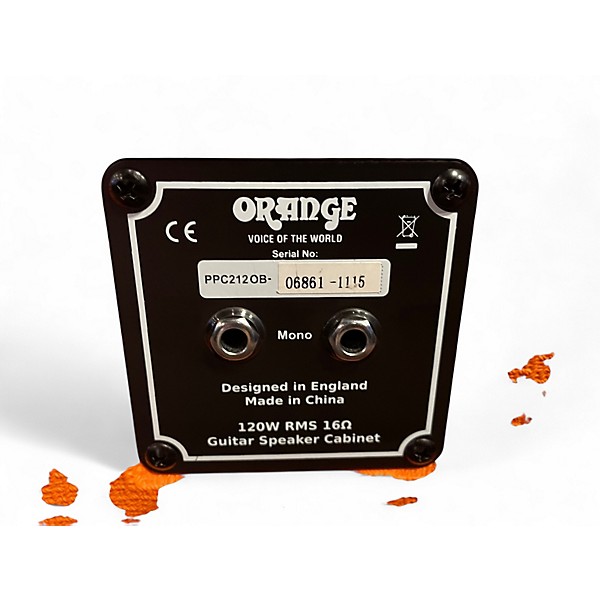 Used Orange Amplifiers PPC212OB 2x12 Open Back Guitar Cabinet