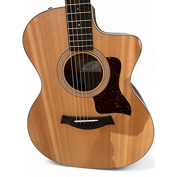 Used Taylor 214CE Natural Acoustic Electric Guitar