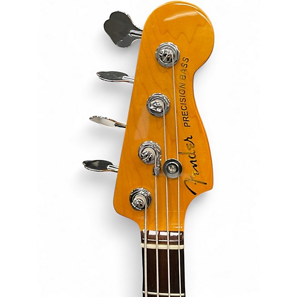 Used Fender AMERICAN ULTRA PJ BASS Tobacco Burst Electric Bass Guitar