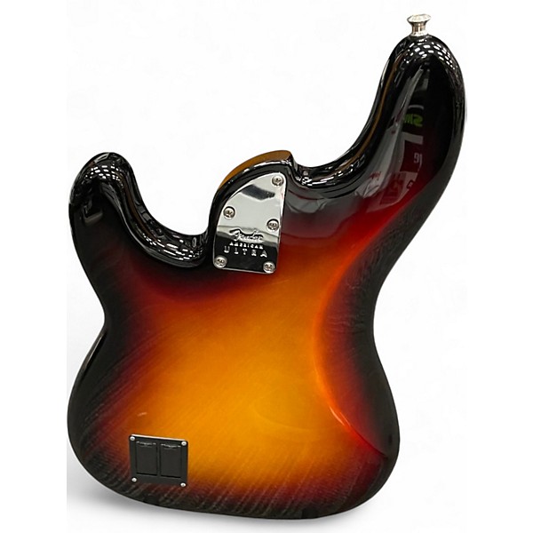 Used Fender AMERICAN ULTRA PJ BASS Tobacco Burst Electric Bass Guitar