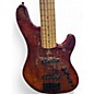 Used Cort GB Fusion 5 Antique Brown Burst Electric Bass Guitar thumbnail