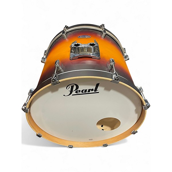 Used Pearl 5 Piece Decade Maple Brown Sunburst Drum Kit