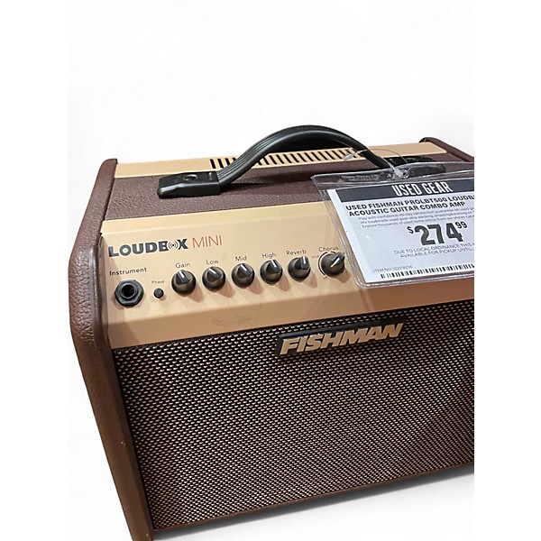 Used Fishman PROLBT500 LOUDBOX MINI  Acoustic Guitar Combo Amp