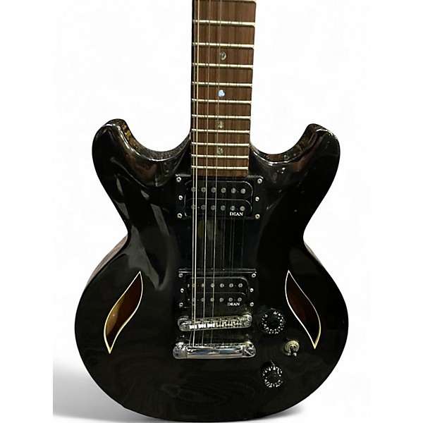 Used Dean Boca 12 Black Solid Body Electric Guitar