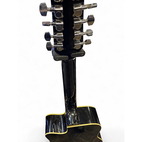 Used Johnson JG-670 12 String Black 12 String Acoustic Electric Guitar