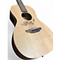 Used Luna woodland bamboo parlor natural Acoustic Electric Guitar