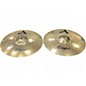 Used Zildjian 14in A Custom Hi Hat Pair Cymbal