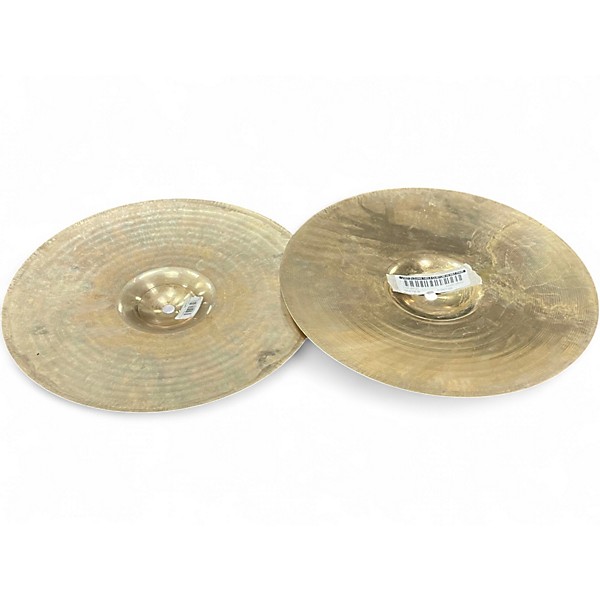 Used Zildjian 14in A Custom Hi Hat Pair Cymbal