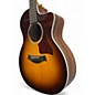 Used Taylor 214CE Deluxe Tobacco Sunburst Acoustic Electric Guitar