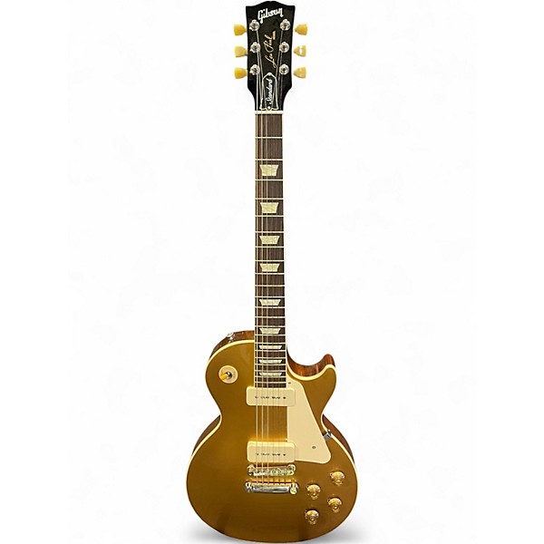Used 2024 Gibson Les Paul Standard 50's P-90s Goldtop Solid Body Electric Guitar