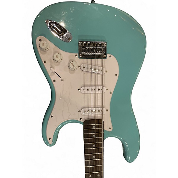 Used Squier Bullet Stratocaster Blue Solid Body Electric Guitar