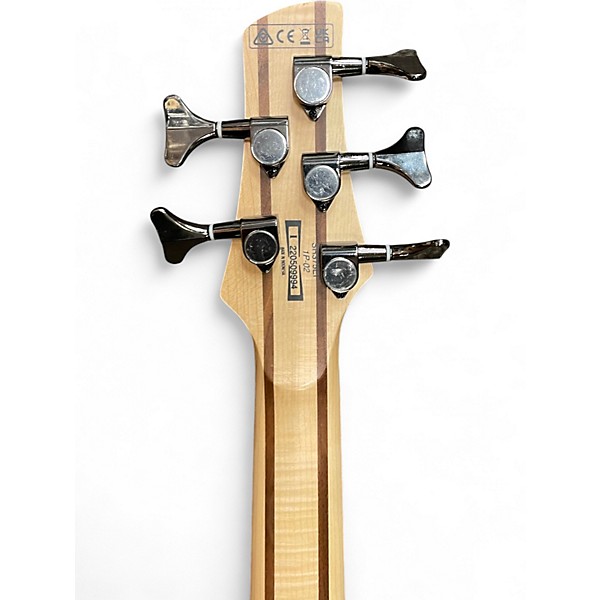 Used Ibanez SR375F 5 String 2 Tone Sunburst Electric Bass Guitar