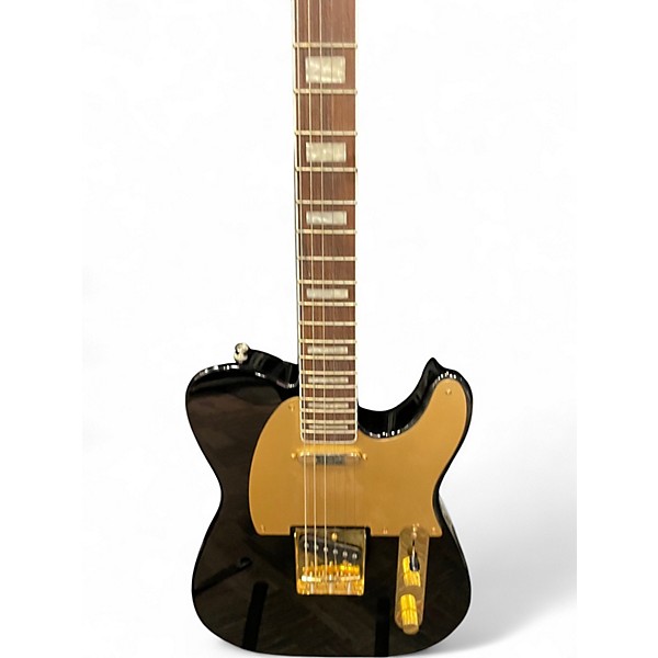 Used Squier 40th anniversary telecaster Black Solid Body Electric Guitar