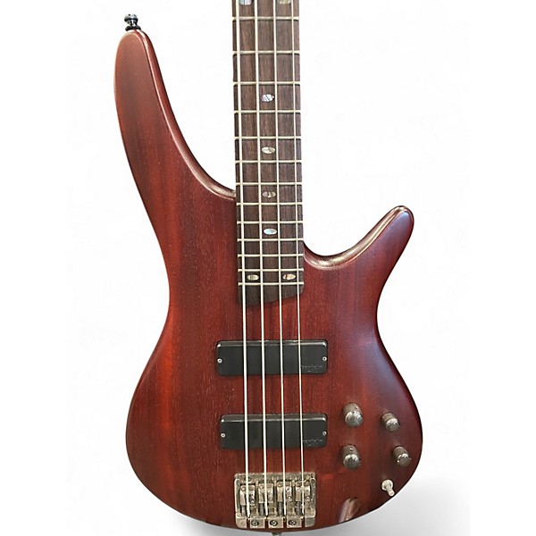 Used Ibanez SR500 Walnut Stain Electric Bass Guitar