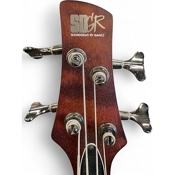 Used Ibanez SR500 Walnut Stain Electric Bass Guitar