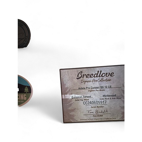 Used Breedlove Artista Pro Concert BA 12 CE Burnt Amber 12 String Acoustic Electric Guitar