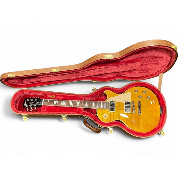 Used Gibson Les Paul Standard Amber Burst Solid Body Electric Guitar