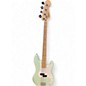 Used Squier Precision Bass Surf Green Electric Bass Guitar
