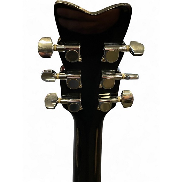 Used Esteban crystal heart black and white Acoustic Electric Guitar