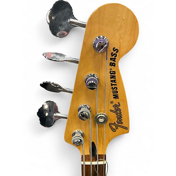 Used Fender Mustang Bass Off White Electric Bass Guitar