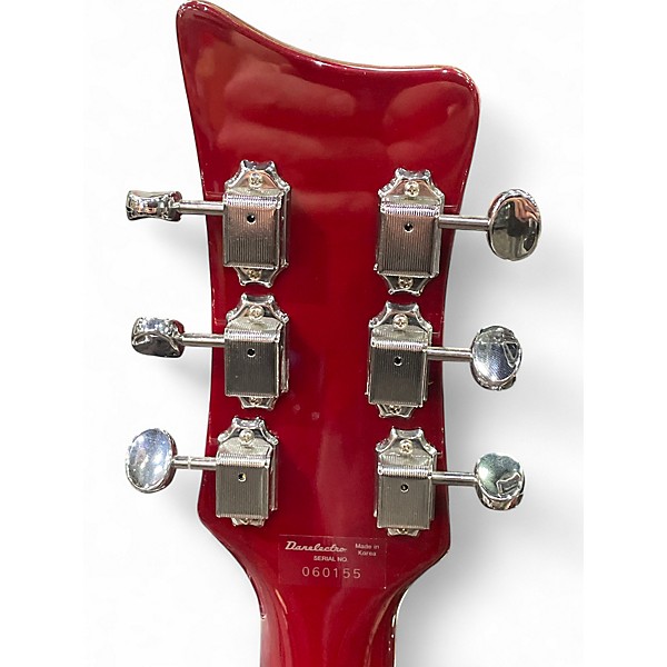 Used Danelectro 66BT Dakota Red Hollow Body Electric Guitar
