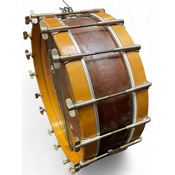 Vintage 1920s Ludwig And Ludwig 14X5 Thumb Rod Natural Drum