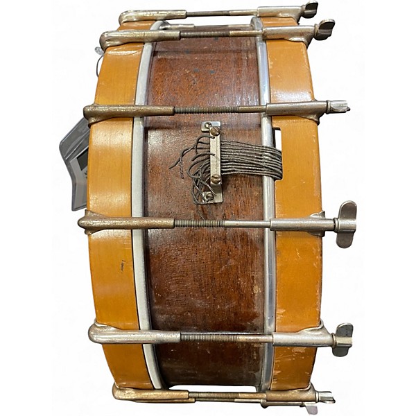 Vintage 1920s Ludwig And Ludwig 14X5 Thumb Rod Natural Drum