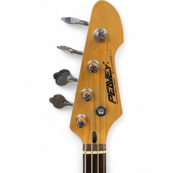 Used Peavey MILESTONE Black Electric Bass Guitar