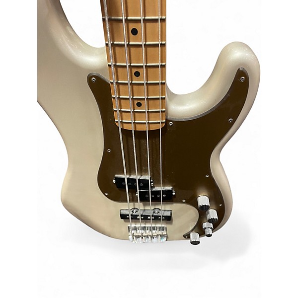 Used Fender Deluxe PJ Bass Blizzard Pearl Electric Bass Guitar