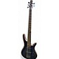 Used Ibanez SR505 5 String aurora burst Electric Bass Guitar