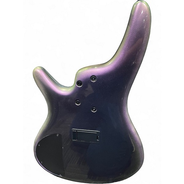 Used Ibanez SR505 5 String aurora burst Electric Bass Guitar