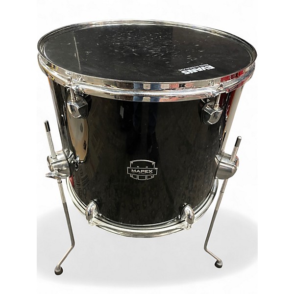 Used Mapex 5 Piece Storm Piano Black Drum Kit