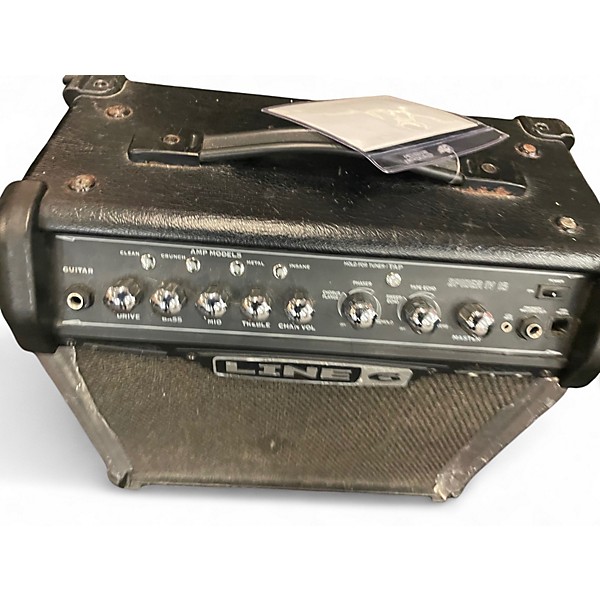 Used Line 6 Spider IV 15W 1X8 Guitar Combo Amp