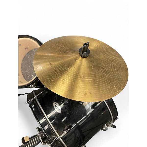 Used Sound Percussion Labs 3 Piece Lil Kicker Black Drum Kit