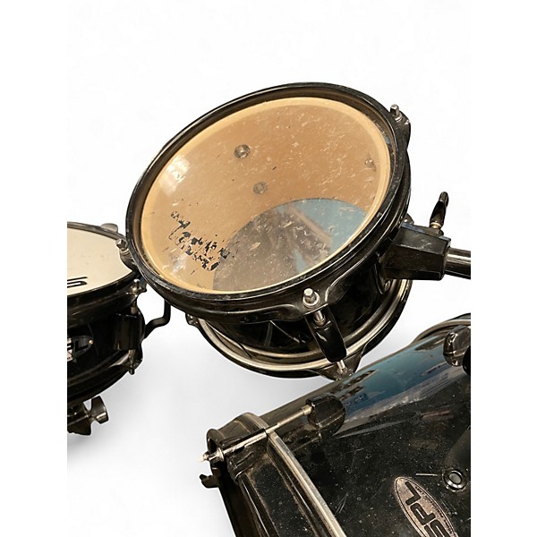 Used Sound Percussion Labs 3 Piece Lil Kicker Black Drum Kit