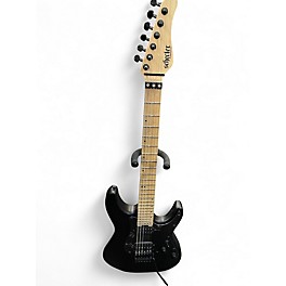 Used Schecter Guitar Research diamond series sun valley super shredder Satin Black Solid Body Electric Guitar