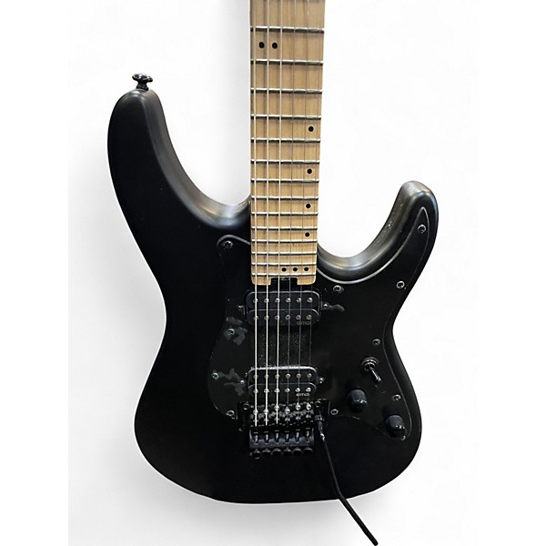 Used Schecter Guitar Research diamond series sun valley super shredder Satin Black Solid Body Electric Guitar
