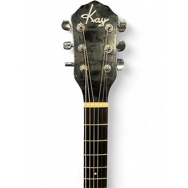 Vintage 1950s Kay 50s Archtop Sunburst Acoustic Guitar