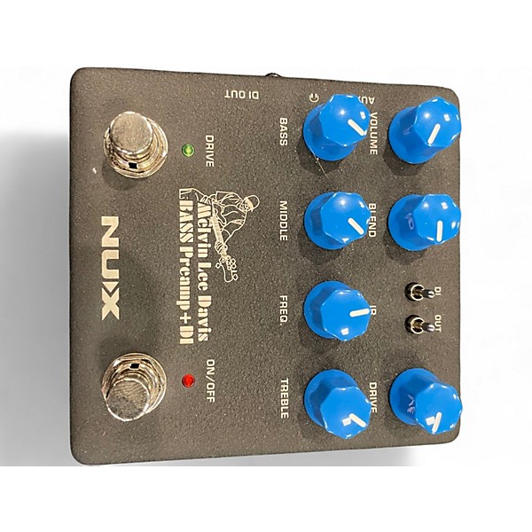 Used NUX MELVIN LEE DAVIS BASS PREAMP+DI Bass Effect Pedal