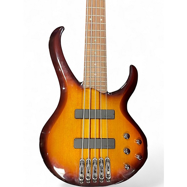 Used Ibanez BTB575 2 Tone Sunburst Electric Bass Guitar