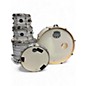 Used Mapex 5 Piece Venus Black and White Drum Kit thumbnail