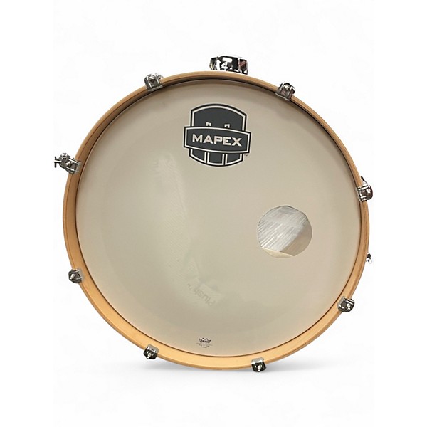 Used Mapex 5 Piece Venus Black and White Drum Kit