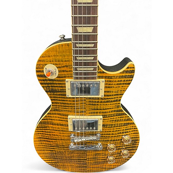 Used Epiphone Joe Perry Boneyard LP Standard Tiger Eye Solid Body Electric Guitar