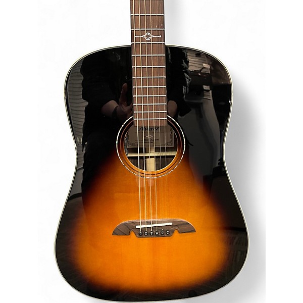Used Alvarez MDR70E 2 Tone Sunburst Acoustic Guitar