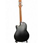 Used Ovation 1861AX-5 Standard Balladeer Metallic Black Acoustic Electric Guitar