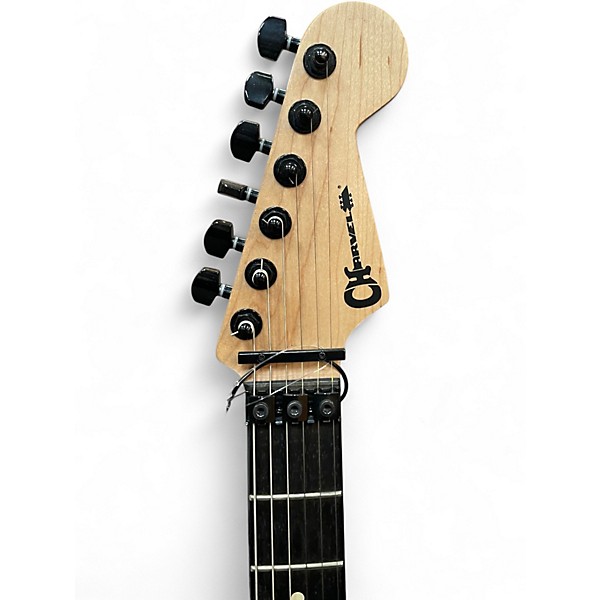 Used Charvel San Dimas Style 1 HH floyd Black Solid Body Electric Guitar