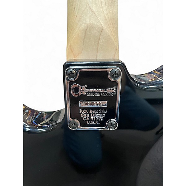 Used Charvel San Dimas Style 1 HH floyd Black Solid Body Electric Guitar