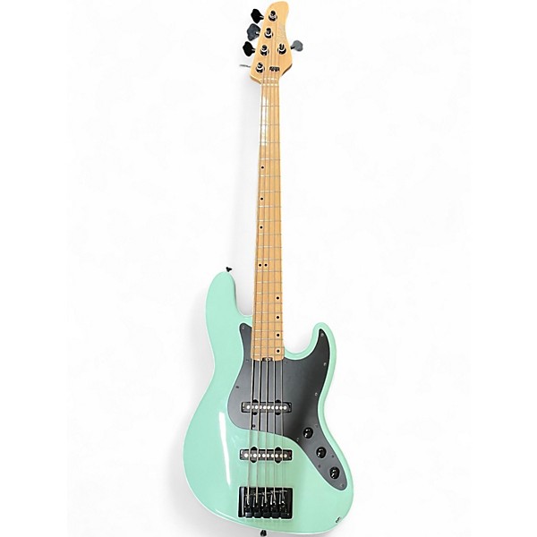 Used Schecter Guitar Research J-5 Sea Foam Green Electric Bass Guitar