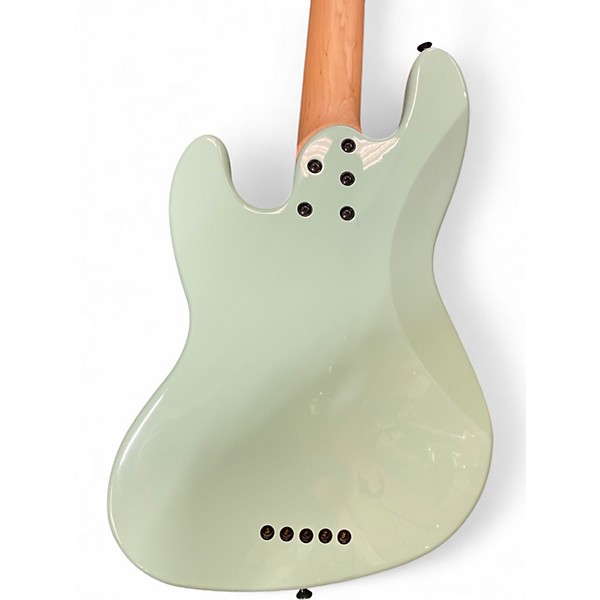 Used Schecter Guitar Research J-5 Sea Foam Green Electric Bass Guitar